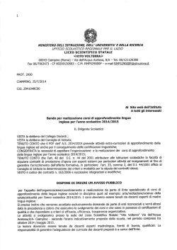 Fax 06/7963473 - CF 80200130583 - C.M. RMPSZ9000P - e-mail