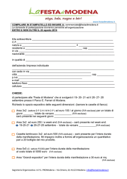 Il/la sottoscritto/a C.F.