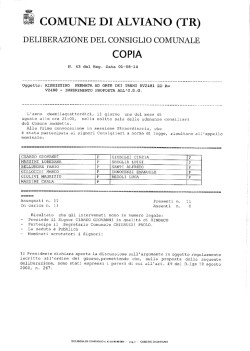 COMUNE DI ALVIANO (TR) - Comitato Pendolari Orte