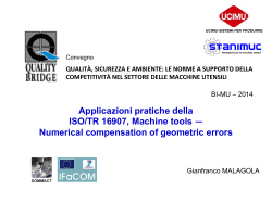 Applicazioni pratiche della ISO/TR 16907 "Numerical - 29.BI-MU