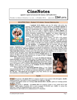 Cinenotes N. 2260 (2573)