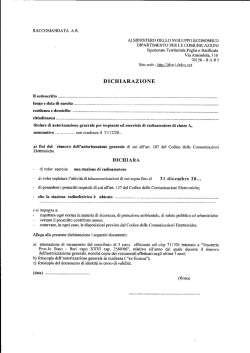 RACCOMANDATA A.R.