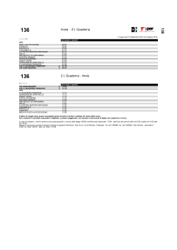 Imola - Z.I. Quaderna Z.I. Quaderna - Imola
