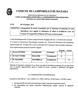 COMUNE DI CAMPOBELLO DI MAZARA