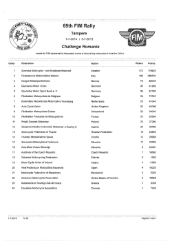 Federation - Federazione Motociclistica Italiana