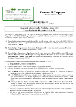LR 30 98 avviso e domanda 2014
