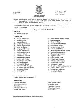deliberazione n. 76 reg. CC - Geo