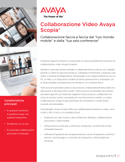 Collaborazione Video Avaya Scopia®