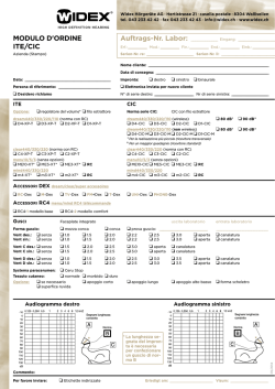 Download il modulo per ordinazioni ITE/CIC