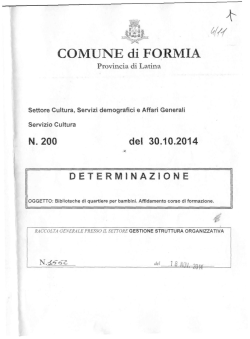COMUNE di FORMIA
