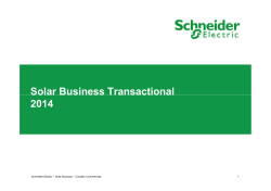 Solar Business - Contatto Commerciale
