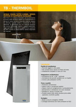 Scheda Tecnica - TB - Vigia Energy Solutions