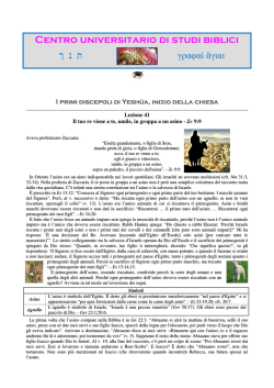 Il tuo re viene a te, umile, in groppa a un asino