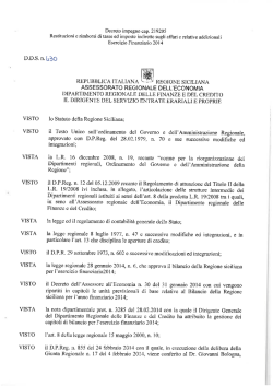 D.D.S. n. 430 del 29.09.2014