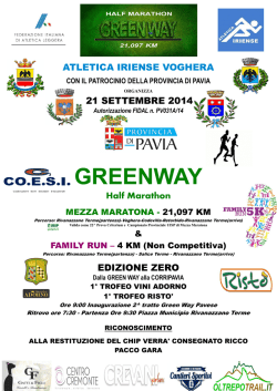 GreenWayHM 21 SETTEMBRE 2014 Volantino