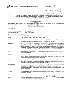 JP ASLCagliari Direzione Generale - Affari Legali