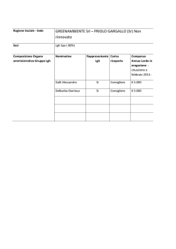 GREENAMBIENTE Srl &ndash; PRIOLO GARGALLO (Sr) Non
