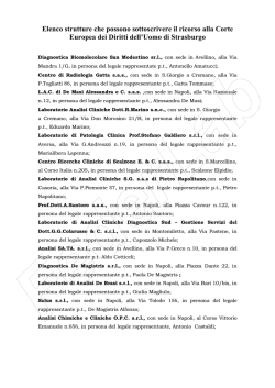 Diagnostica Biomolecolare San Modestino sr