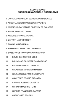 i componenti del consiglio nazionale
