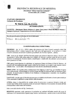 dD.D. 1223 N 1100 - Provincia Regionale di Messina