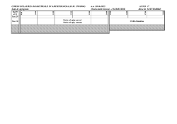 1°anno LM-1°SEMESTRE