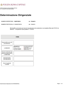 D.D. VQ n. 673 del 23/10/2014