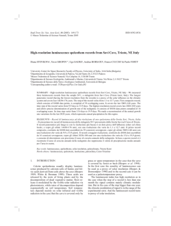 High-resolution luminescence speleothem records