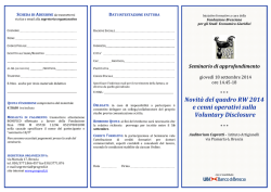 seminario quadro rw - Fondazione Bresciana