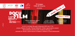Il Gruppo Citt&agrave; di Genova La S.V. &egrave; invitata Gioved&igrave; 8 Gennaio 2015