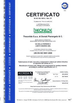 CERTIFICATO