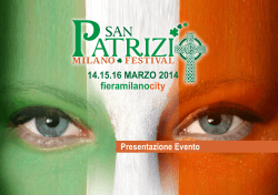 San Patrizio Festival - Presentazione evento