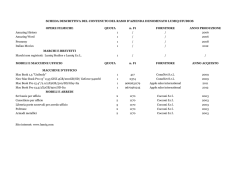 OPERE FILMICHE QUOTA n. Ft FORNITORE ANNO PRODUZIONE