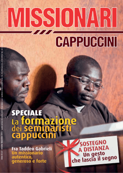 ottobre-dicembre 2013 - Missionari Cappuccini