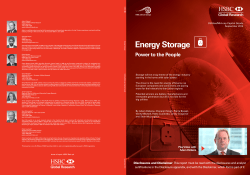 Energy Storage, Power to the People