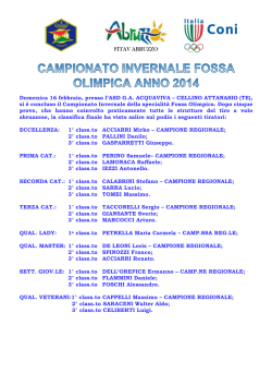 NOTA FINALE CAMP.TO INV.LE 2014