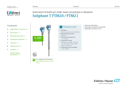 Soliphant T FTM20/21 (PDF 2,8 MB) - E-direct