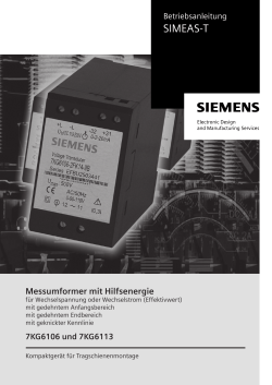 SIMEAS-T - Siemens