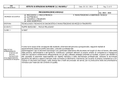 tecnologie e tecniche di diagnostica e manutenzione dei mezzi di
