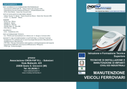 IFTS – Manutenzione Veicoli Ferroviari