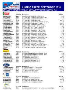 olio lubrificante plurimarche settembre 2014