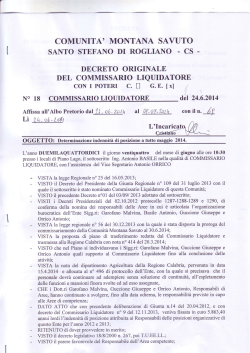 Decreto N° 18 del 24/06/2014.