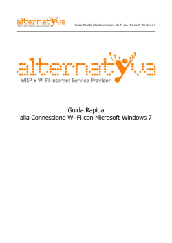Guida Rapida alla Connessione Wi-Fi con Microsoft