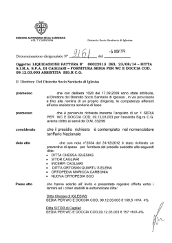 Determinazione del 05 Novembre 2014, N.2161 [file