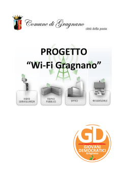 PROGETTO “Wi-Fi Gragnano”