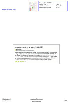 HamletPocket Router 3G Wi-Fi