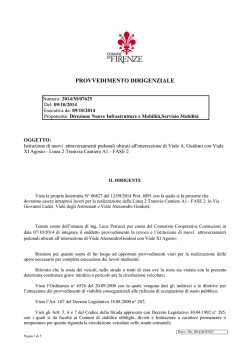 Incrocio Guidoni-Viale XI Agosto - Mobilit&agrave;
