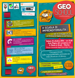 Geo School - IIS Canonica