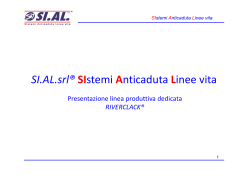 voci capitolato - Sistemi anticaduta | Linee Vita | SI.AL.