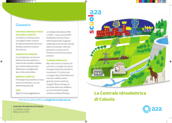 La Centrale Idroelettrica di Calusia