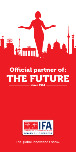 THE FUTURE - IFA Berlin